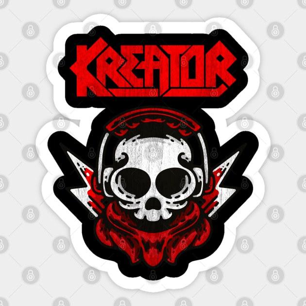 Kreator Pleasure to Kill Sticker by Rooscsbresundae